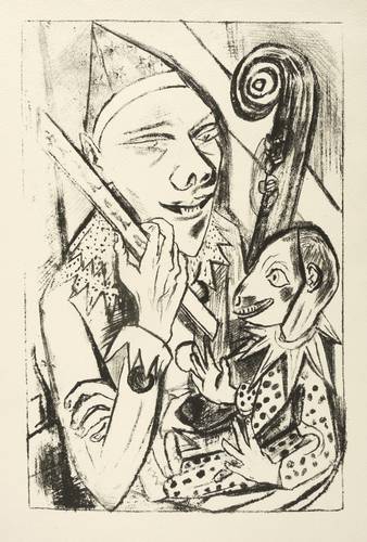 Beckmann, Max -  -  - Pierrot und Maske