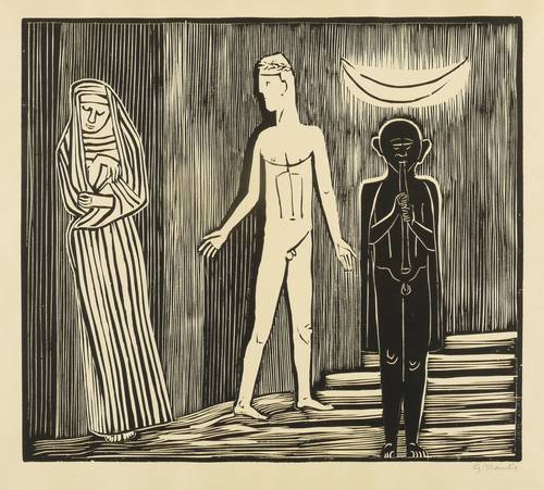 Marcks, Gerhard - Orpheus - Orpheus - Orpheus, Eurydike und Hermes