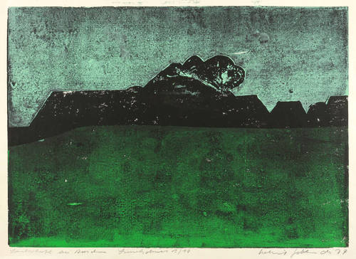 Gebhardt, Helmut -  -  - Landschaft bei Dresden