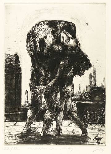 Giebe, Hubertus -  -  - D-Zug (Gottfried Benn)