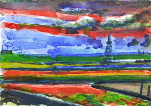 Giebe, Hubertus -  -  - Hafen Dangast