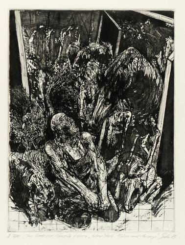 Giebe, Hubertus -  -  - New York. Büro und Anzeige (zu Garcia Lorca)