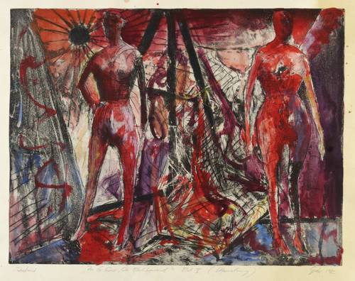 Giebe, Hubertus - Die Blechtrommel (Günter Grass) - Die Blechtrommel (Günter Grass) - Blatt V (Danzig. Das Ende)