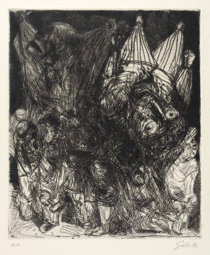 Giebe, Hubertus -  -  - Ohne Titel (Masse und Macht)