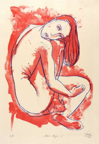 Giebe, Hubertus -  -  - Akt Anja I
