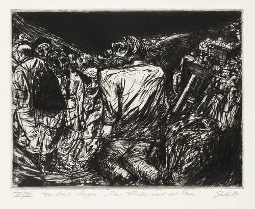 Giebe, Hubertus -  -  - Der Flieder und die Rosen (Louis Aragon)