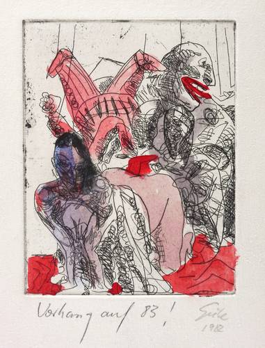 Giebe, Hubertus -  -  - Vorhang auf 1983 (Bühnenszene)