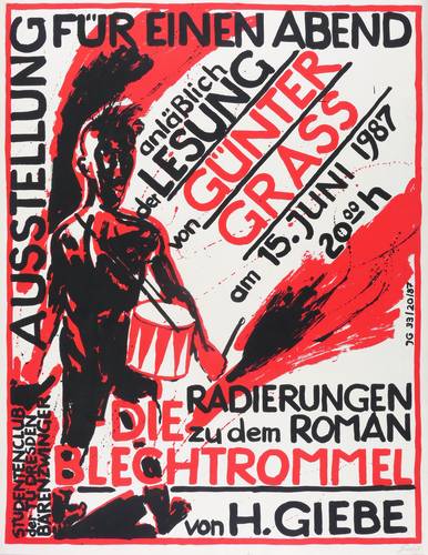 Giebe, Hubertus - Ausstellungsplakat Studentenclub Dresden - Ausstellungsplakat Studentenclub Dresden - Ausstellung für einen Abend