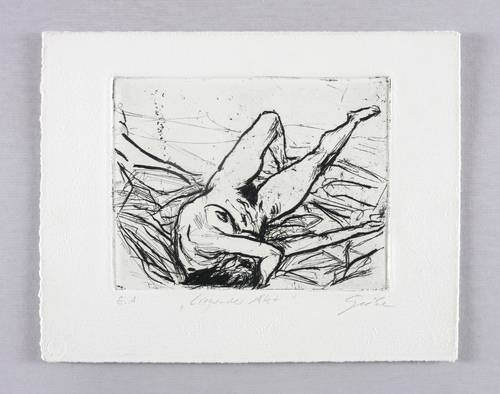 Giebe, Hubertus -  -  - Liegender Akt