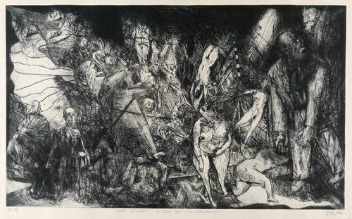 Giebe, Hubertus - Die Blechtrommel (Günter Grass) - Die Blechtrommel (Günter Grass) - Großes Schlussblatt (Spiegel des Krieges)