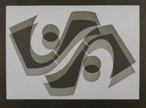 Glöckner, Hermann -  -  - Ohne Titel (Variation Handdruck 7)