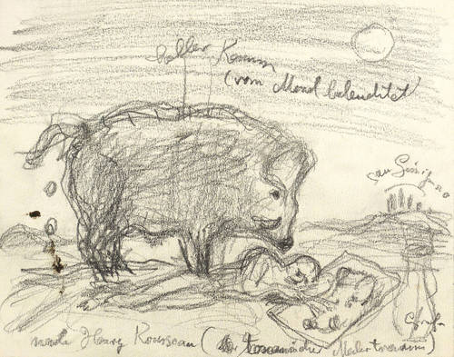 Graf, Peter -  -  - Nach Henry Rousseau (Toskanischer Malertraum)