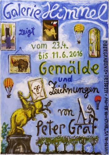 Graf, Peter -  -  - Galerie Himmel zeigt Gemälde und Zeichnungen
