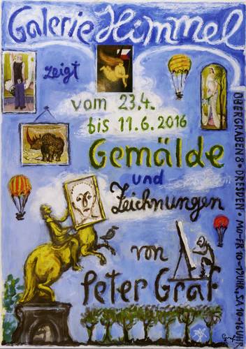 Graf, Peter -  -  - Galerie Himmel zeigt Gemälde und Zeichnungen