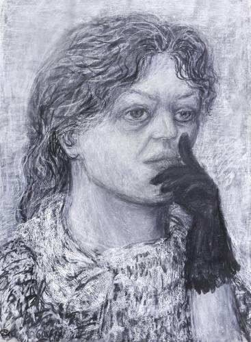 Graf, Peter -  -  - Karen mit Handschuh