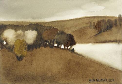 Günther, Herta -  -  - Abend am Fluss