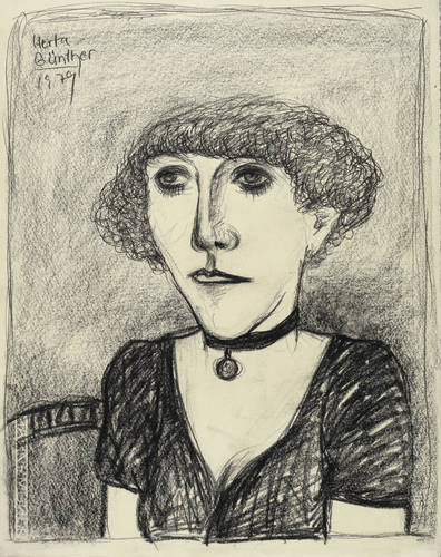 Günther, Herta -  -  - Junge Frau mit Halsband