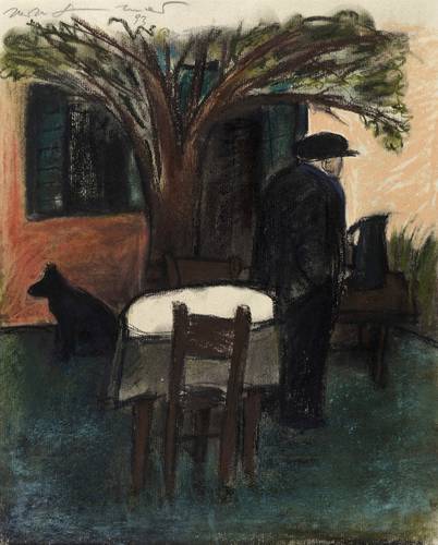 Günther, Herta -  -  - Abend im Garten