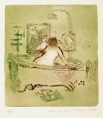 Günther, Herta -  -  - Badewannenblatt