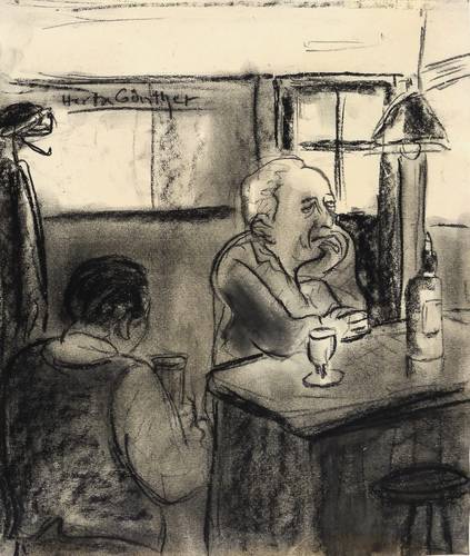 Günther, Herta -  -  - Am Tresen