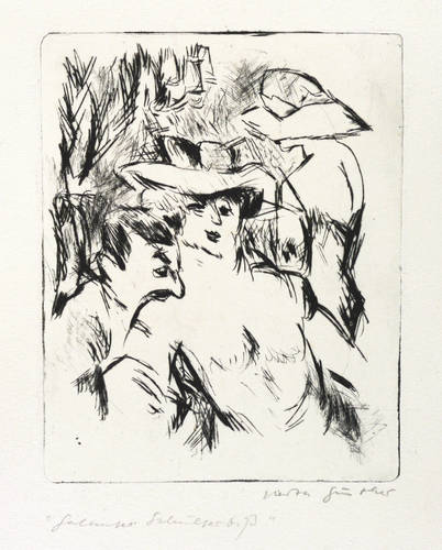 Günther, Herta - Fabian (Erich Kästner) - Fabian (Erich Kästner) - Paar (Galanter Schulterbiss)