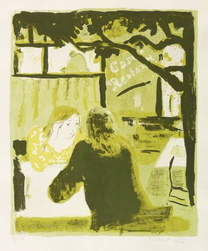 Günther, Herta -  -  - Im Gartenrestaurant