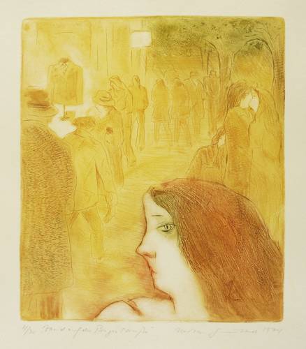 Günther, Herta -  -  - Abend auf der Prager Straße