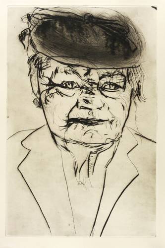 Hassebrauk, Ernst -  -  - Frau Dr. Ehlert (Dame mit Kappe)