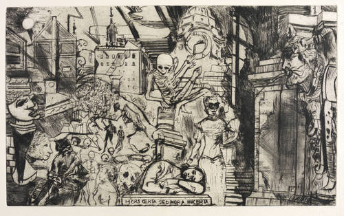 Hassebrauk, Ernst - Dresdner Visionen - Dresdner Visionen - Allegorie (Mors certa sed hora incerta)