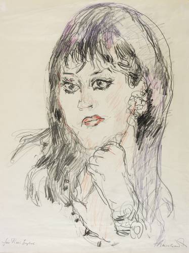 Hassebrauk, Ernst -  -  - Bildnis Rosemarie Böttger (II)