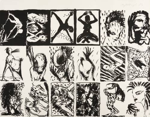 Hampel, Angela -  -  - Achtzehn Bilder