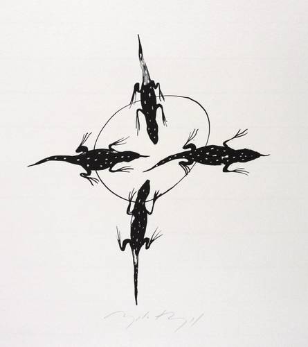 Hampel, Angela -  -  - Vier Salamander