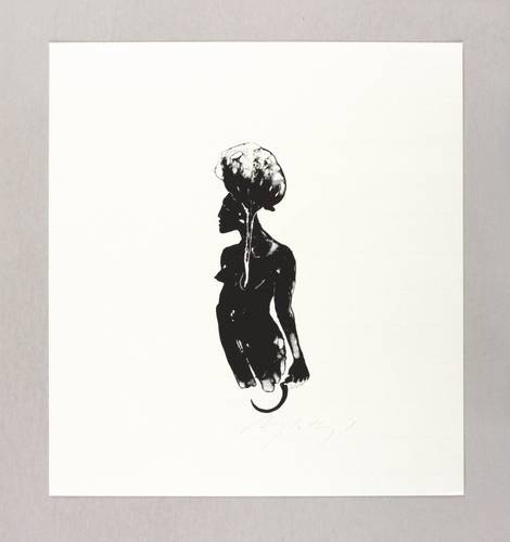 Hampel, Angela -  -  - Frau mit Sichel