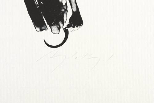 Hampel, Angela -  -  - Frau mit Sichel