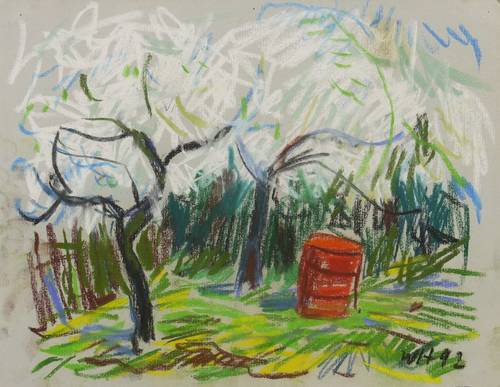 Haselhuhn, Werner -  -  - Blühende Bäume