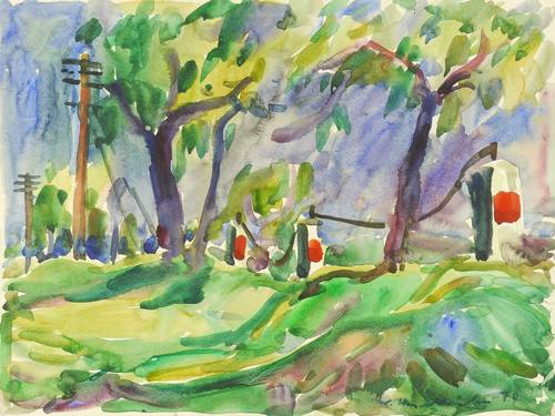 Haselhuhn, Werner -  -  - Neben der Landstraße