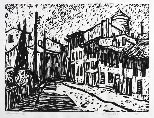 Haselhuhn, Werner - Provence - Provence - Altstadtgasse