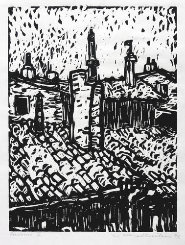 Haselhuhn, Werner - Provence - Provence - Altstadtdächer