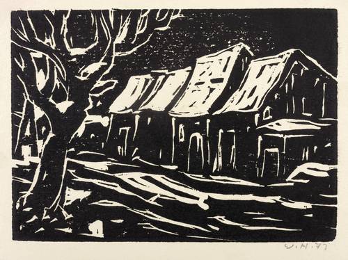 Haselhuhn, Werner -  -  - Winternacht