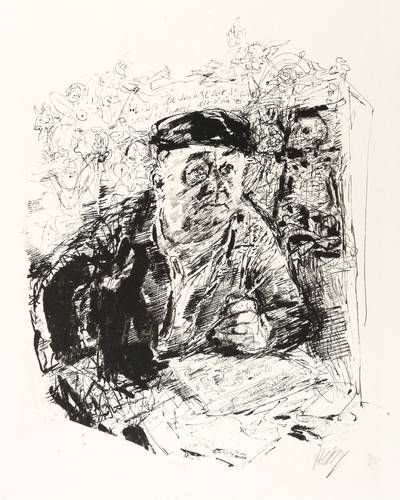 Heisig, Bernhard -  -  - Hommage Max Schwimmer