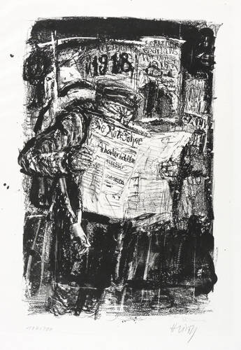 Heisig, Bernhard -  -  - Die rote Fahne