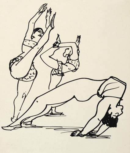 Hegenbarth, Josef -  -  - Akrobatinnen (Tänzerinnen)