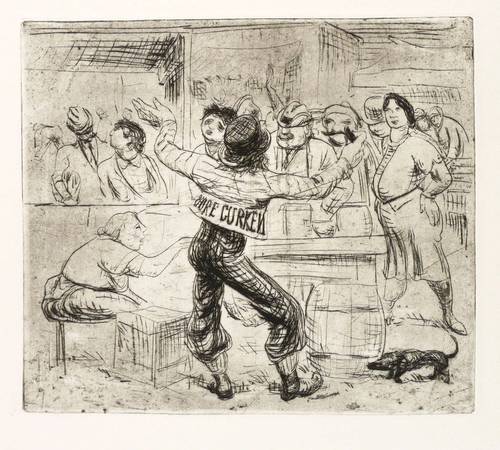 Hegenbarth, Josef -  -  - Saure Gurken (Marktschreier)