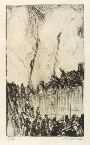 Hegenbarth, Josef -  -  - Beim Feuer