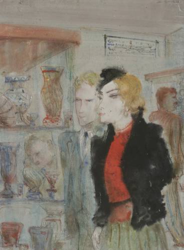 Hegenbarth, Josef -  -  - In der Glasausstellung