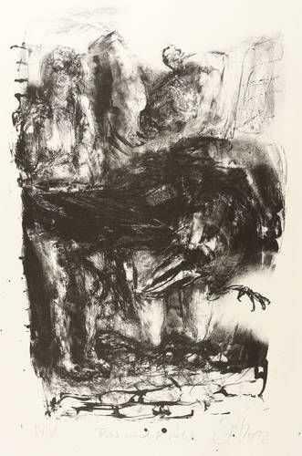 Heisig, Johannes - Crow. - Zu Ted Hughes - Crow. - Zu Ted Hughes - Paar und Krähe