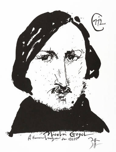Janssen, Horst - Dichterköpfe - Dichterköpfe - Nikolai Gogol