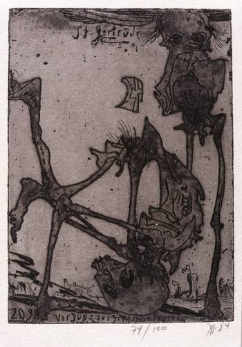 Janssen, Horst - Pfänderspiel - Pfänderspiel - St. Gertrude