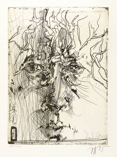 Janssen, Horst -  -  - Selbst am 1.10.1975