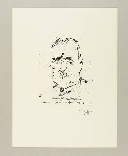 Janssen, Horst - Dichterköpfe - Dichterköpfe - Heinrich Mann